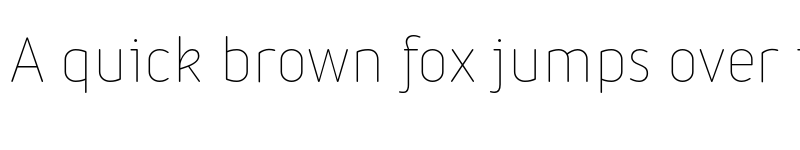 Preview of FONTSPRING DEMO - Iconic Extralight Regular font
