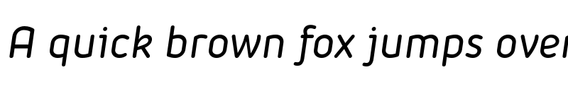 Preview of FONTSPRING DEMO - Iconic Medium Italic font