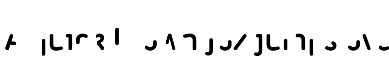 Preview of FONTSPRING DEMO - Iconic Stencil Layer Back Regular font