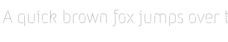 Preview of FONTSPRING DEMO - Iconic Stencil Thin Regular font