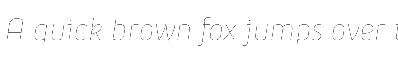 Preview of FONTSPRING DEMO - Iconic Thin Italic font