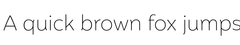 Preview of FONTSPRING DEMO - Igna Sans ExtraLight Regular font