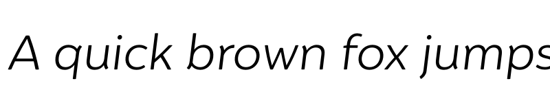 Preview of FONTSPRING DEMO - Igna Sans Light It Regular font