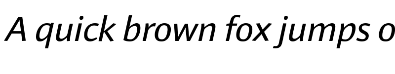 Preview of FONTSPRING DEMO - Impara-Italic Regular font