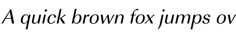 Preview of FONTSPRING DEMO - ImperialURW Italic font