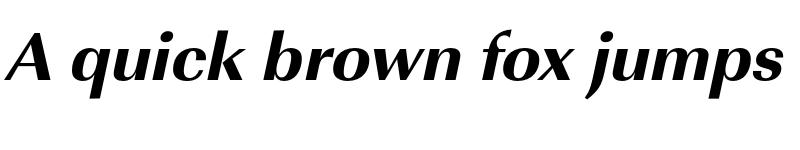 Preview of FONTSPRING DEMO - ImperialURWExtBol Italic font