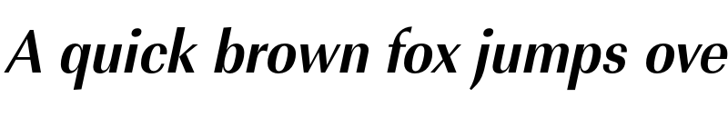 Preview of FONTSPRING DEMO - ImperialURWExtNar Bold Italic font