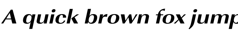 Preview of FONTSPRING DEMO - ImperialURWExtWidExtBol Italic font