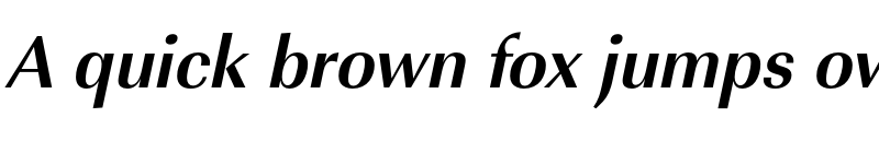 Preview of FONTSPRING DEMO - ImperialURWNar Bold Italic font