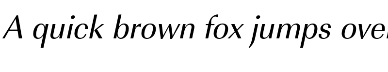 Preview of FONTSPRING DEMO - ImperialURWNar Italic font