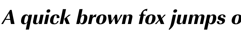 Preview of FONTSPRING DEMO - ImperialURWNarExtBol Italic font