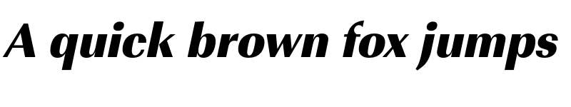 Preview of FONTSPRING DEMO - ImperialURWNarUltBol Italic font