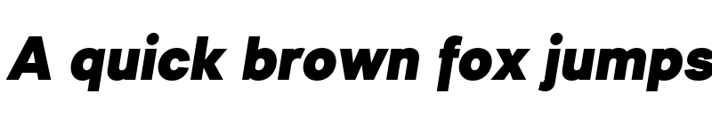 Preview of FONTSPRING DEMO - Inerta Black Italic font