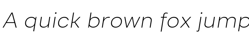 Preview of FONTSPRING DEMO - Inerta ExtLt Italic font