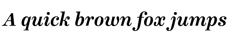 Preview of FONTSPRING DEMO - Ingeborg Bold Italic font