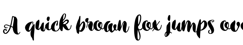 Preview of FONTSPRING DEMO - Inkston Brush Regular font