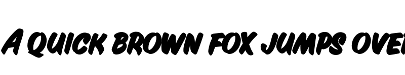 Preview of FONTSPRING DEMO - Inkston Casual ExtraBold Regular font