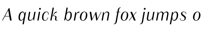 Preview of FONTSPRING DEMO - Instance PRO Light Italic font
