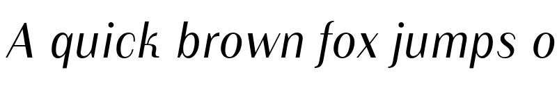 Preview of FONTSPRING DEMO - Instance PRO Regular Italic font