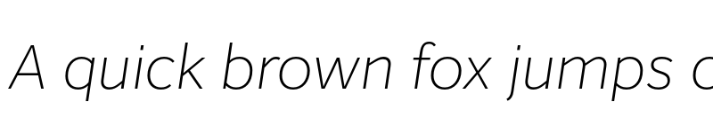 Preview of FONTSPRING DEMO - Inter Sans ExtraLight It Regular font