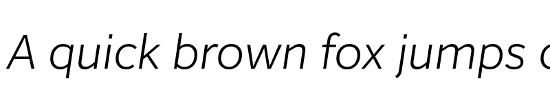 Preview of FONTSPRING DEMO - Inter Sans Light It Regular font