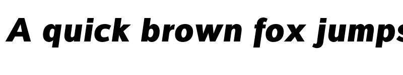 Preview of FONTSPRING DEMO - Interval Sans Pro Black Italic font