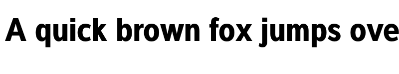 Preview of FONTSPRING DEMO - Interval Sans Pro Cond Bold font