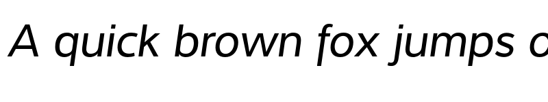 Preview of FONTSPRING DEMO - Interval Sans Pro Italic font