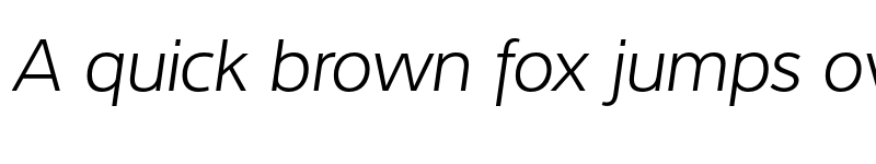 Preview of FONTSPRING DEMO - Interval Sans Pro Light Italic font