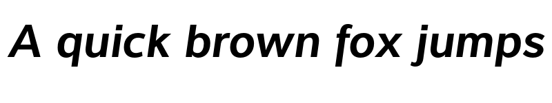 Preview of FONTSPRING DEMO - Interval Sans Pro SemiBold Italic font