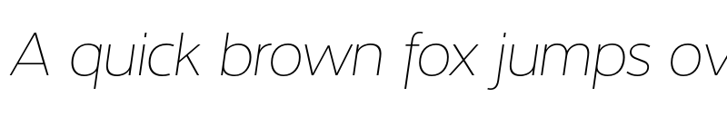 Preview of FONTSPRING DEMO - Interval Sans Pro UltraLight Italic font