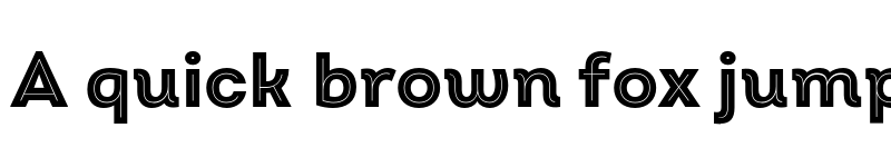 Preview of FONTSPRING DEMO - Intro Black Inline Alt Regular font