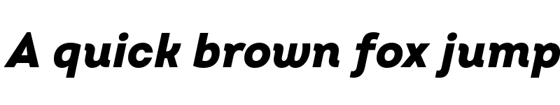 Preview of FONTSPRING DEMO - Intro Black Italic Regular font