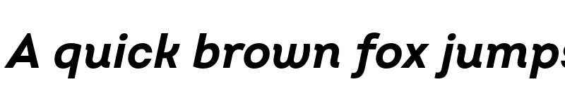 Preview of FONTSPRING DEMO - Intro Bold Italic font