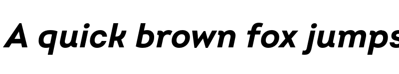 Preview of FONTSPRING DEMO - Intro Bold Oblique Regular font