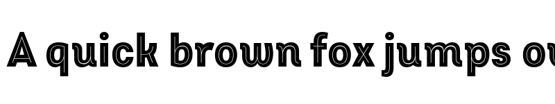 Preview of FONTSPRING DEMO - Intro Cond Black Inline Alt Regular font