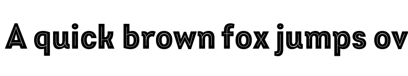 Preview of FONTSPRING DEMO - Intro Cond Black Inline Regular font