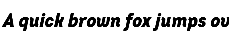 Preview of FONTSPRING DEMO - Intro Cond Black Italic Regular font