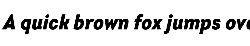 Preview of FONTSPRING DEMO - Intro Cond Black Oblique Regular font