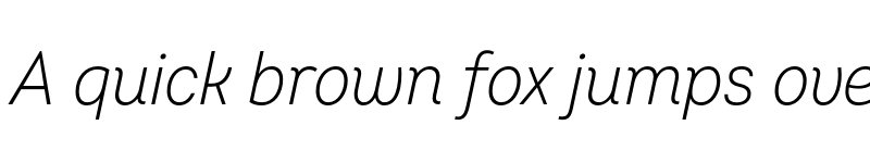 Preview of FONTSPRING DEMO - Intro Cond Light Italic Regular font