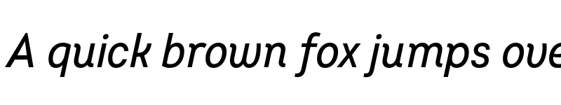 Preview of FONTSPRING DEMO - Intro Cond Medium Italic Regular font