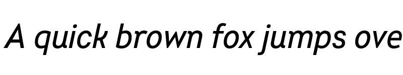 Preview of FONTSPRING DEMO - Intro Cond Medium Oblique Regular font