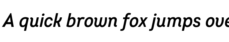 Preview of FONTSPRING DEMO - Intro Cond SemiBold Italic Regular font