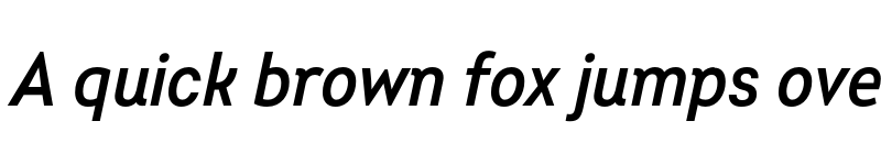 Preview of FONTSPRING DEMO - Intro Cond SemiBold Oblique Regular font