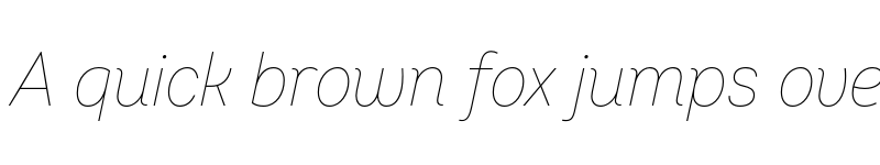 Preview of FONTSPRING DEMO - Intro Cond Thin Italic Regular font