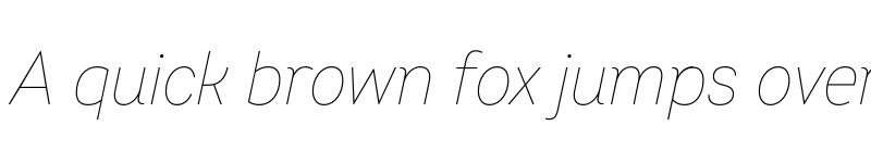 Preview of FONTSPRING DEMO - Intro Cond Thin Oblique Regular font