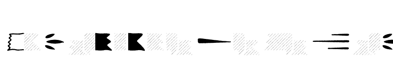 Preview of FONTSPRING DEMO - Intro Goodies Banners & Endings Regular font