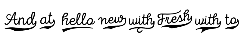 Preview of FONTSPRING DEMO - Intro Goodies Words Regular font