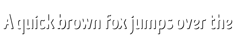 Preview of FONTSPRING DEMO - Intro Head B Shade Regular font