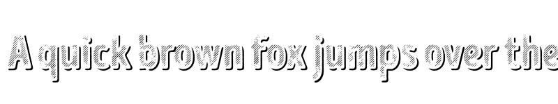 Preview of FONTSPRING DEMO - Intro Head H L Shade Regular font